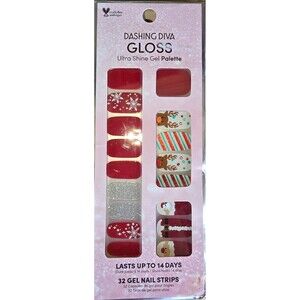 10 for $25!!!Dashing Diva Gloss  Ultra Shine Gel Nail Strips 32 nail strips NEW